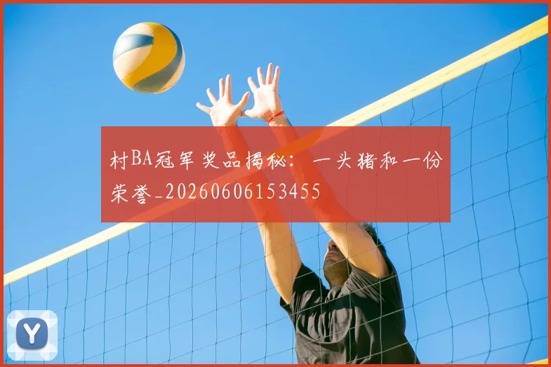 村BA冠军奖品揭秘：一头猪和一份荣誉_20260606153455